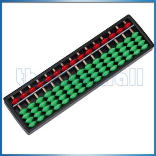 Traditional 15 Digits Abacus Arithmetic Soroban Maths Calculating Tool 