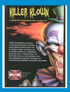 part aba d1js01 killer klown with javier soto dvd by airbrush action 