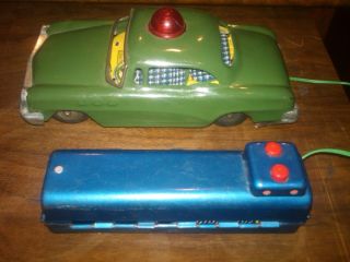 Vintage Marx Toy Company Tin Car Battery Operated Works