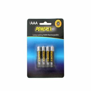 4pk AAA Maha PowerEx NoMEM Rechargeable Battery 1000mAh NiMH
