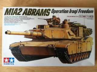 Tamiya M1A2 ABRAMS Tank Operation Iraqi Freedom 1/35 Scale