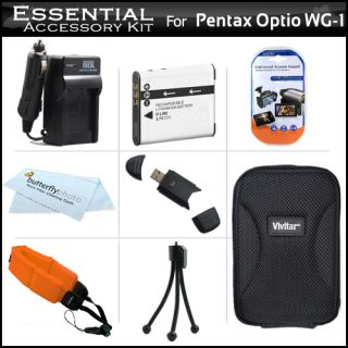 Accessory Kit for Pentax Optio WG 1 Waterproof Camera