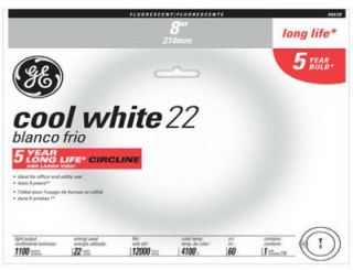 Lighting 33774 GE 22 Watt Cool White Circline Tube Fluorescent 
