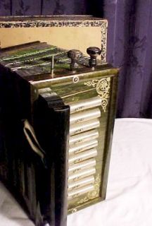 Antique Clarion Accordion Made in Germany Original Box