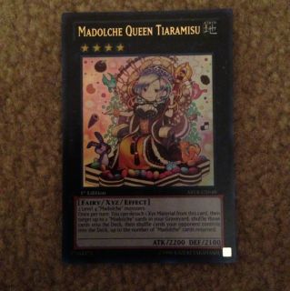 x1 YUGIOH ABYSS RISING 1ST EDITION In Hand MADOLCHE QUEEN TIARAMISU 
