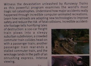 Runaway Trains Rail Accidents Railway Train Railroad VHS