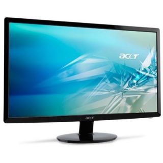 Acer 20 LED Widescreen Monitor VGA DVI D S201HL BD