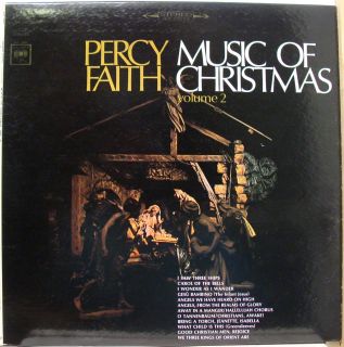 Percy Faith Music of Christmas Vol 2 LP VG 360 CS 9205 Vinyl Record 