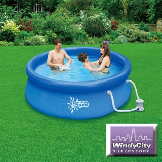   30 Quick Set Above Ground Swimming Pool Easy w Filter Pump