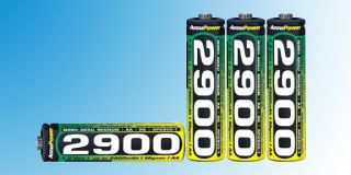 Accupower 2900 AA NiMH Rechargeable Battery 4 Pack