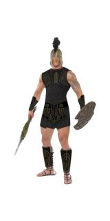 Adult Medium Achilles Warrior New Fancy Dress Costume Roman Troy Male 