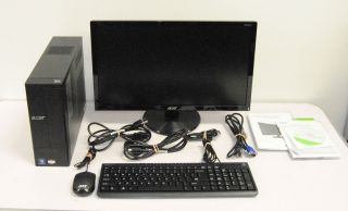 Acer Aspire X1 AX1430G UW30P 21 5 LCD 1TB 1 65 GHz 4GB Desktop 