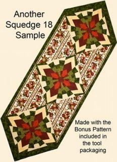 Squedge 18 Phillips Fiber Art, Acrylic Ruler for a Square Wedge Quilt 