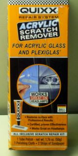 Quixx Acrylic Scratch Remover Headlights Plexiglass