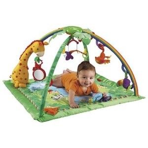 Fisher Price Rainforest Deluxe Baby Gym Melodie Ligh