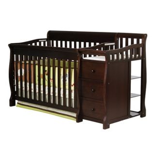 Dream On Me 4 in 1 Brody Convertible Crib with Changer in Espresso