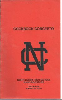 North Cobb High School Cookbook Concerto Acworth GA