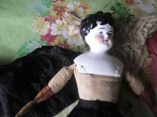  Civil war China head doll original 15 tall, some wear but all ad 