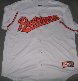 Baltimore Orioles Adam Jones Grey Style Jersey By Majestic XL