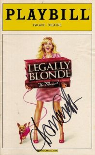 Annaleigh Ashford Legally Blonde Wicked Rent SIGNED Playbill Near Mint 