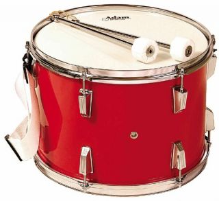adam percussion red tenor marching band drum kit