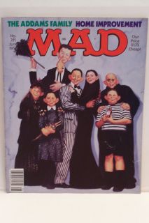Mad Magazine Jan 1992 311 The Addams Family Home Imp