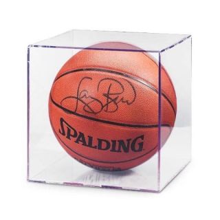 Basketball Clear Acrylic Display Case Cube Holder New