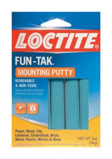    Reusable Adhesive Putty FUN TAK Blue Stick MOUNTING PUTTY 2oz NEW