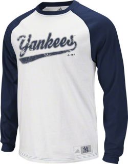 New York Yankees Toddler Adidas Long Sleeve Raglan T Shirt