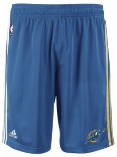 NBA Washington Wizards Adidas On Court Pre Game Shorts  Blue