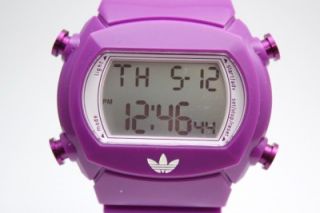 New Adidas Women Candy Purple Digital Chronograph Watch ADH6112 40mm x 