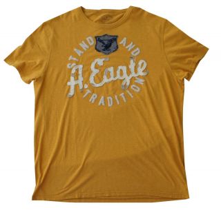 American Eagle Mens T Shirt Dark Yellow Double Extra Large Brand New 