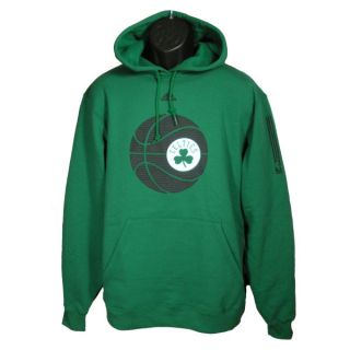 Boston Celtics Adidas NBA Hooded Sweatshirt Green