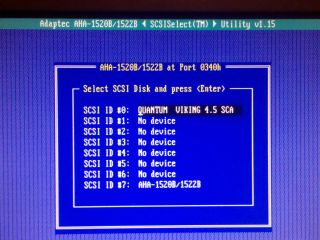 Adaptec AHA 1520B ISA SCSI Controller Card AHA 1520B  Tested