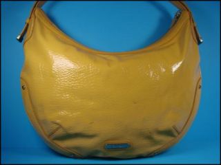 Designer Purses Cole Haan Yellow Aerin Patent Zip Hobo Bag Purse $298 