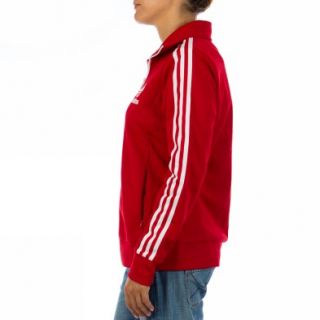 Adidas Europa Tt [46  uk L] Red White Sports Jacket Womens New