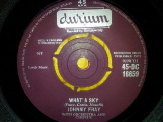 johnny fray what a sky durium 1961