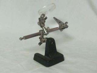 fly tying magnifier tool with clamp