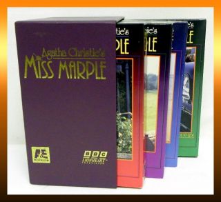 Agatha Christies Miss Marple Collection 1 1997 Box Set of 4 VHS Tapes 