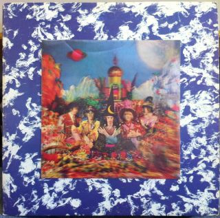 THE ROLLING STONES their satanic majesties LP VG+ NPS 2 Record w/3 D 