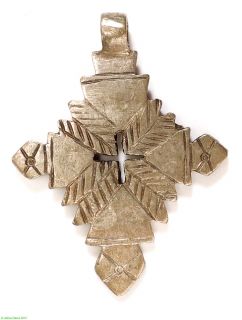 title ethiopian coptic cross silver metal pendant african materials 