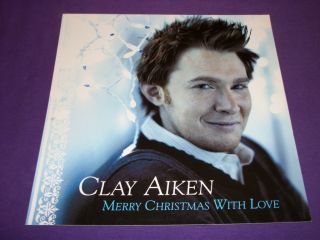 Clay Aiken   Merry Christmas With Love   2004 RCA Records Promo Poster 