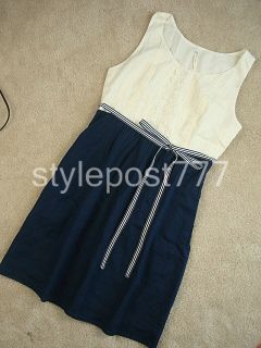   Anthropologie Maeve Jacqueline Glee dianna agron Navy Dress Size 4 & 6