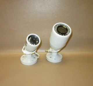 ADT COMPACT BULLET FIXED SECURITY CAMERAS   2 IN WHITE 5 12727