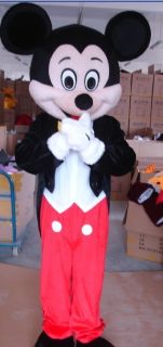 Professional Mickey Mouse Mascot Costume Adult Size Fancy Party Dress 