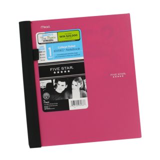   advance notebook pink mead 1 subject advance notebook college ruled