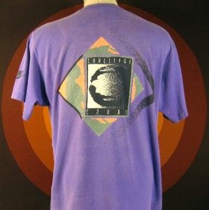 90s Nike Hot Lava Agassi Challenge Court T Shirt Neon Tennis Day Glo 