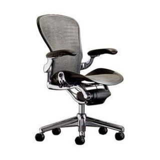 Herman Miller Aeron Chair Size C Posture Fit Chrome