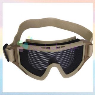 Airsoft Tactical Eyes Protection Mesh Glasses Goggle Len Protect Kit 