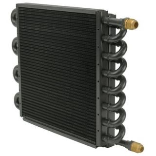 Derale Tube and Fin Engine Oil Cooler 15300 10 x 12.5  8 AN Inlet 